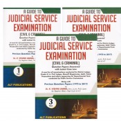 ALT Publication's A Guide to Judicial Service Examination 2019 [Civil & Criminal] with Previous Questions Papers (1972 to 2017) by Dr. K. Vishnu Sarma [3 Vols.| JMFC]
